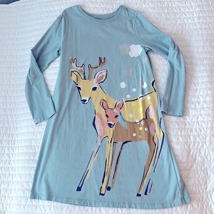 Tea Collection Deer Duo Dress